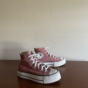 Platform converse | Nantucket red
